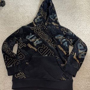 Gold & Black Jordan Hoodie